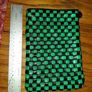 Clare V, poche, green and black